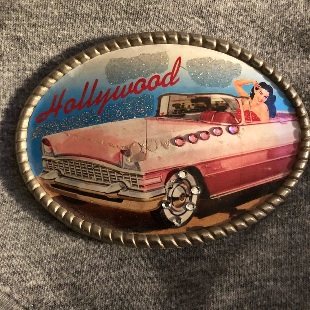 Eclectic Hollywood belt buckle